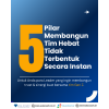 5 Pilar Membangun Tim Hebat Tidak Terbentuk Secara Instan